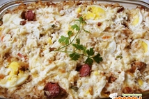 Шаг 3: Сварить яйца, очистить и нарезать …