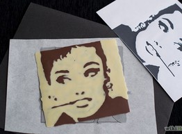 Шоколадный портрет в домашних условиях