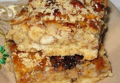 Песочное печенье с орехами