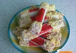 Рецепт: Крабочки с начинкой