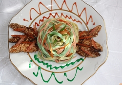 Рецепт: Паста "Весеннее настроение"!  