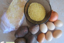 Шаг 1: Для начала чистим картошку и …