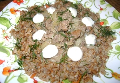 Куриная печень с луком