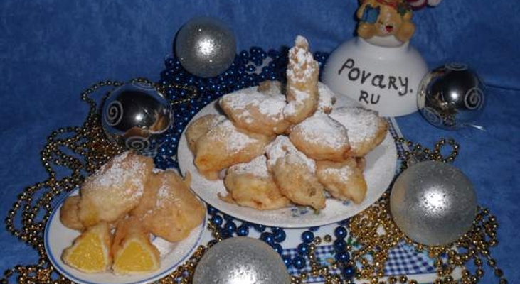 Апельсины в кляре "Новогоднее настроение"