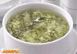 Рецепт: Щи зеленые с крапивой