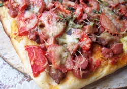 Рецепт: Домашняя пицца