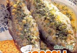 Форель с травами в белом вине