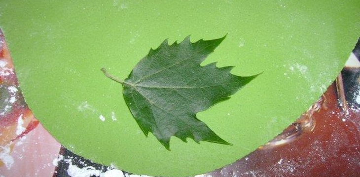 Шаг №1 МК Листочки от Annula