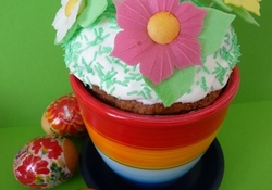 Рецепт: Кулич пасхальный шоколадный