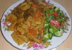 Рецепт: Плов макаронный