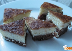 Рецепт: Ватрушка с шоколадным тестом