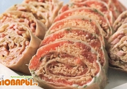 Рецепт: Закуска "Два в одном"