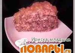 Рецепт: Постный яблочный пирог без масла!