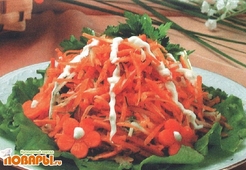 Морковный салат с сельдереем