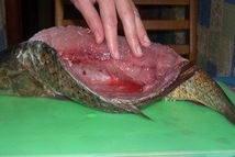 Шаг 1: Сначала готовим рыбу. Сазана очищаем …