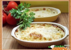 Рецепт: Рыбный гратен, или попросту запеченная рыба