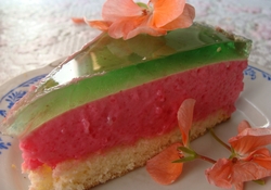 Рецепт: Тортик с йогуртовым суфле