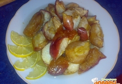 Яблоки в медовом сиропе