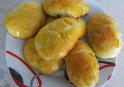 Рецепт: Пирожки с ревенем