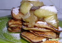 Блинчики с яблоками