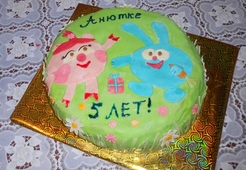 Торт Рыжик с заварным кремом