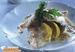 Рецепт: Треска в горчичном соусе  