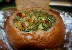 Рецепт: Фаршированный хлеб