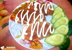 Рецепт: Фасолевые котлеты в панировке