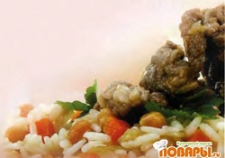 Рецепт: Плов с нутом