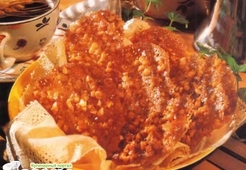 Миндальная черепица с кофе