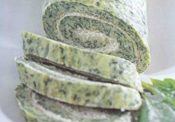 Рецепт: Сырный рулет с сельдереем  