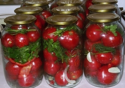 Рецепт: Консервация помидор 