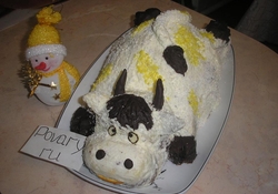 Рецепт: Бодрая коровка