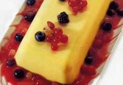 Молочный крем с ягодами 