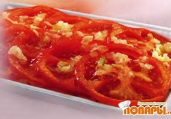 Рецепт: Запеканка из риса с помидорами