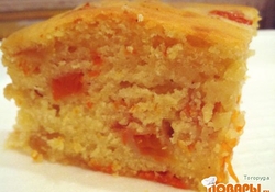 Рецепт: Лимонный бисквит с тыквой