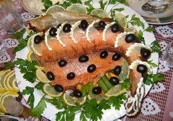 Рецепт: Моя "фирменная рыбка" горячего копчения