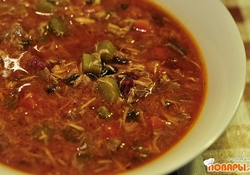 Рецепт: «Солянка» Диета Дюкан. Чередование –Б/О