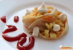 Ленивые овощные манты или почти ханум