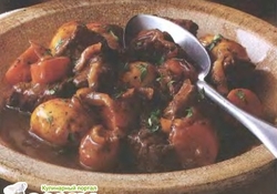 Рецепт: Мясо, тушенное в пиве