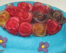 МК Розы из яблок от best