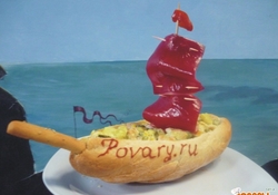 Рецепт: Оливье "Алые Паруса"