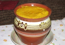 Рыба в горшочке под картофельной крышечкой