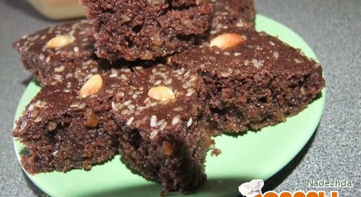 Басбуса/Наммура вариант с орехами и шоколадом