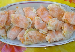 Рецепт: Квашеные голубцы с морковью