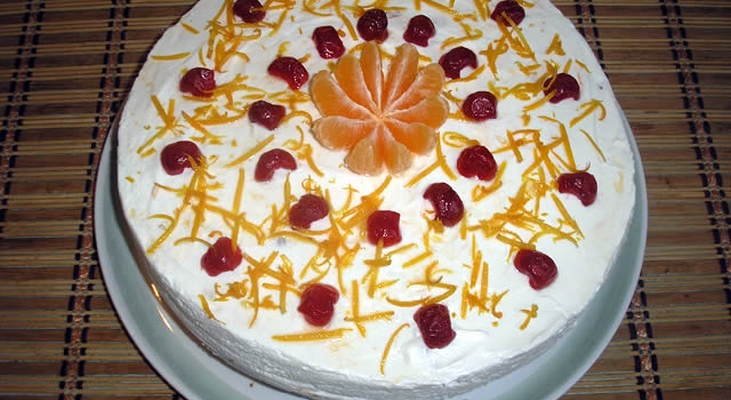 Торт "Зимняя вишня"