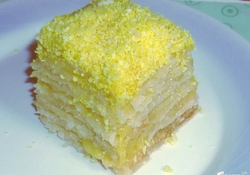 Рецепт: Наполеон "Мимоза"
