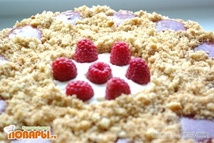 Шаг 8: Середину торта также защищаем круглой …