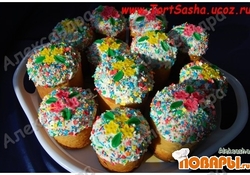 Рецепт: Кулич домашний с цукатами и изюмом