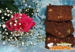 Шоколадно-ореховый пирог